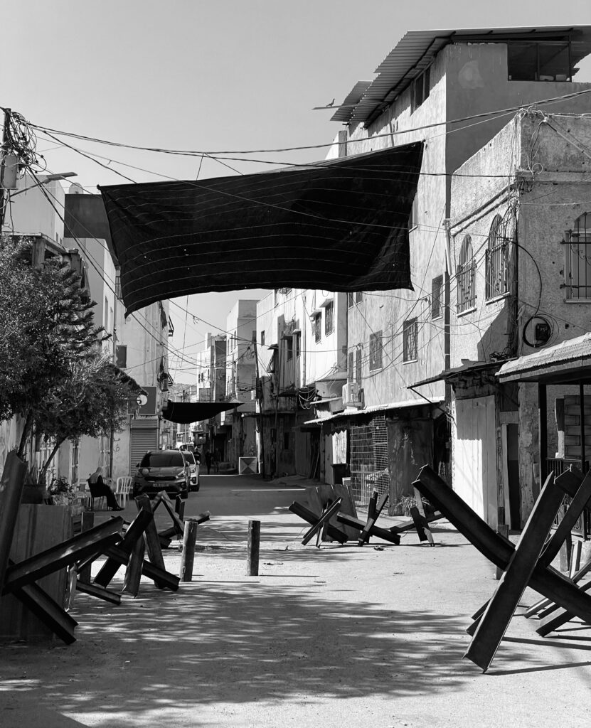 A street in Jenin camp, on the West Bank.